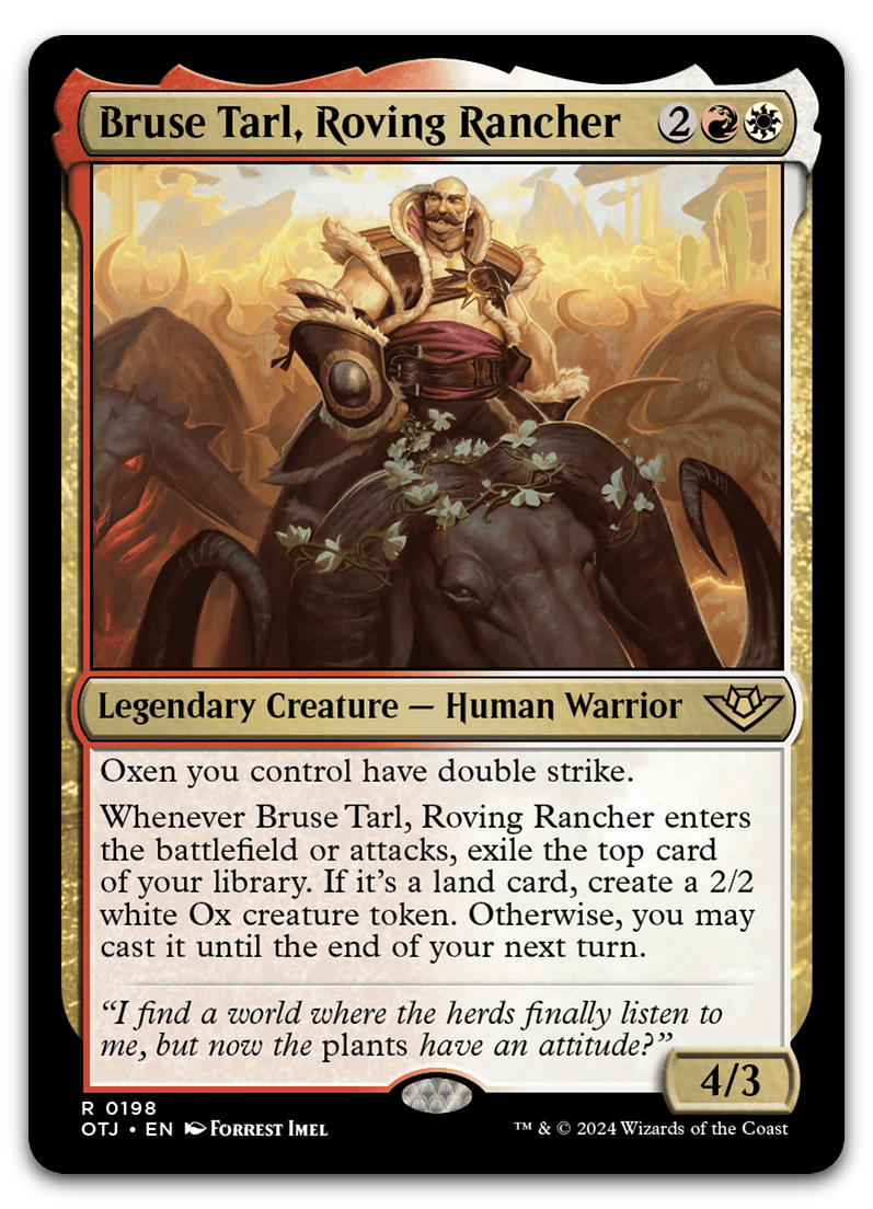 Bruse Tarl, Roving Rancher (Outlaws of Thunder Junction)