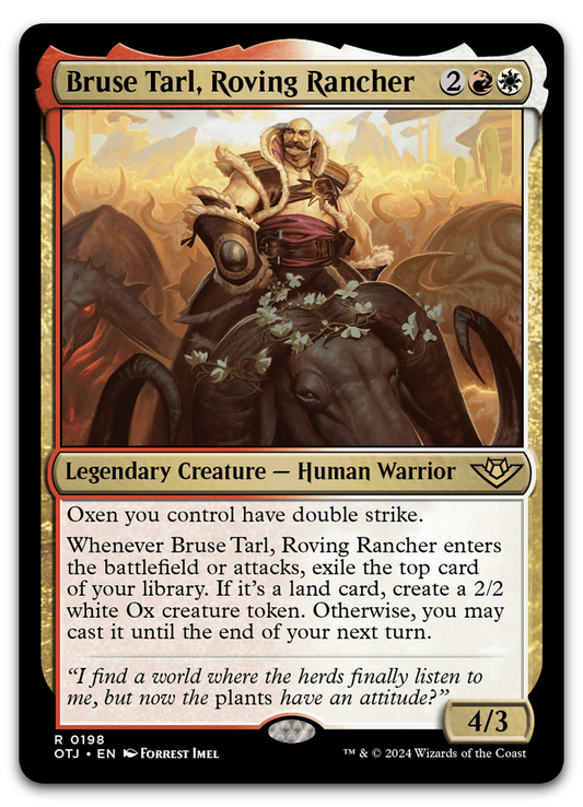 Bruse Tarl, Roving Rancher (Outlaws of Thunder Junction)