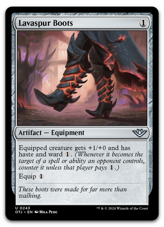 Lavaspur Boots (Outlaws of Thunder Junction)