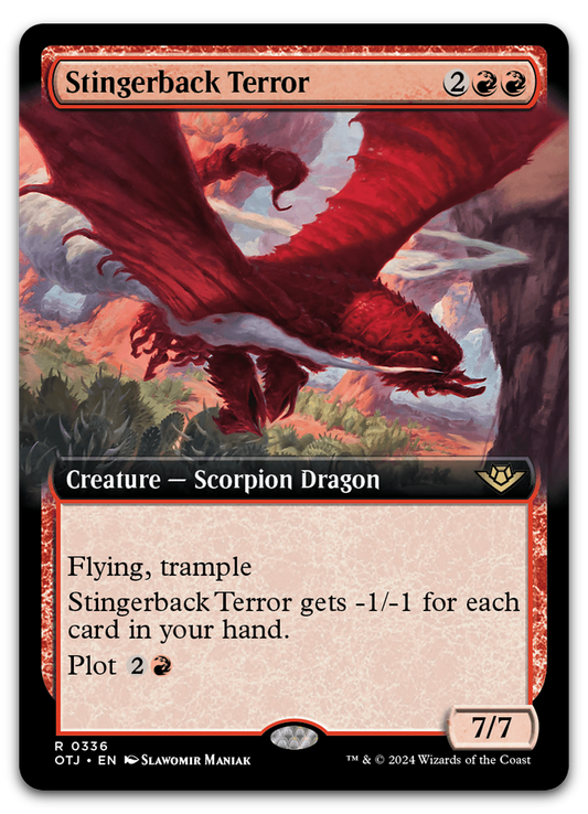 Stingerback Terror (Extended Art) (Outlaws of Thunder Junction)