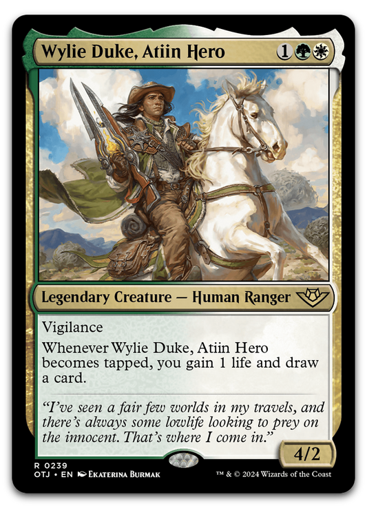 Wylie Duke, Atiin Hero (Outlaws of Thunder Junction)