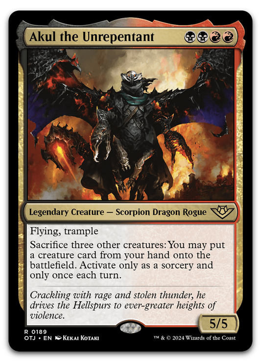 Akul the Unrepentant (Outlaws of Thunder Junction)