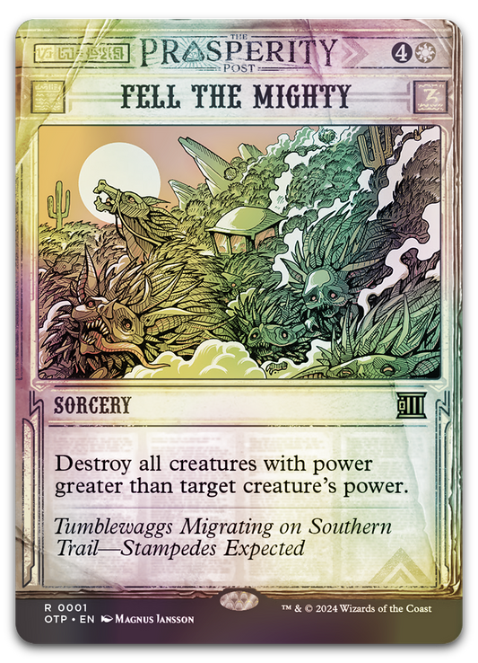 Fell the Mighty (Outlaws of Thunder Junction: Breaking News)