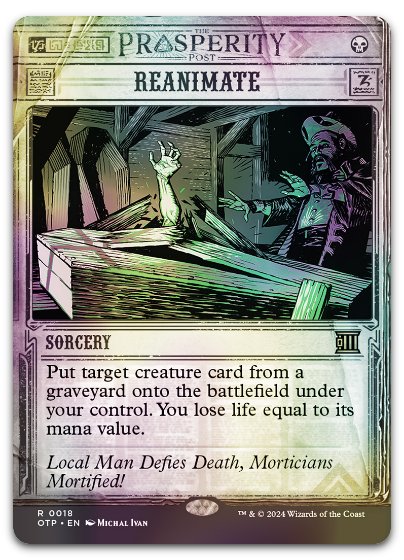 Reanimate (Outlaws of Thunder Junction: Breaking News)