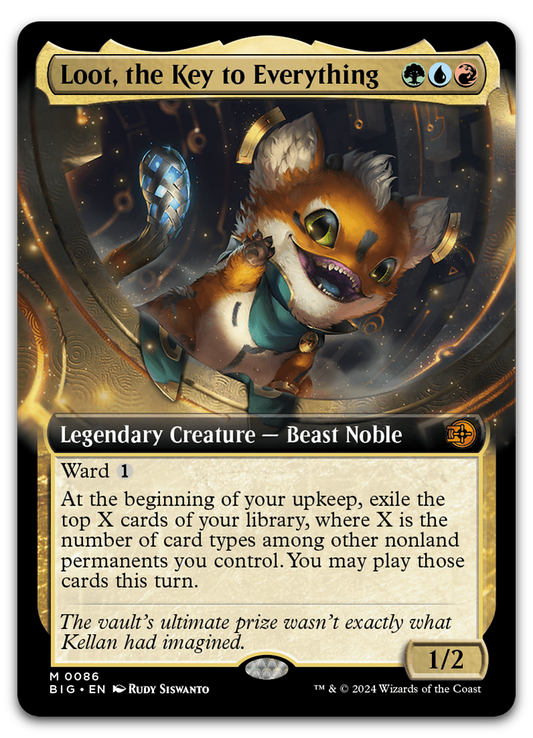 Loot, the Key to Everything (Extended Art) (Outlaws of Thunder Junction: The Big Score)