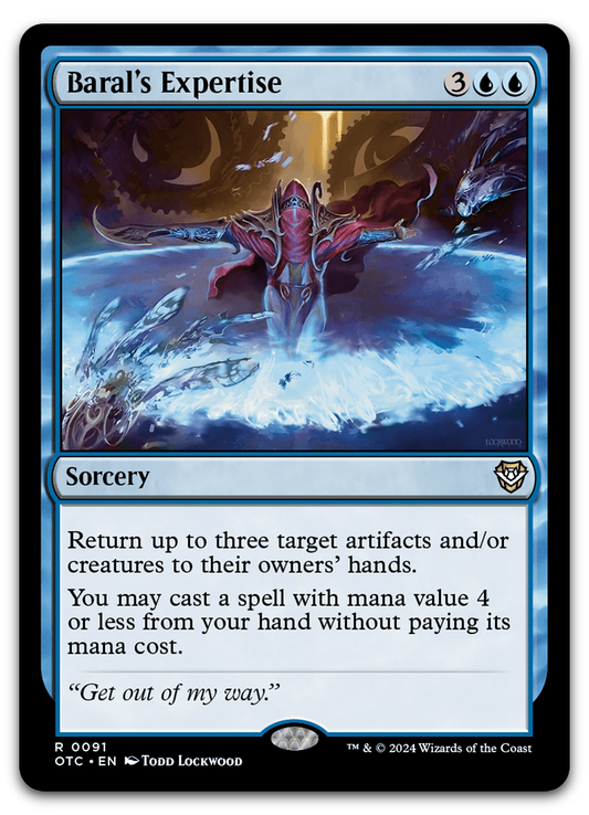 Baral's Expertise (Commander: Outlaws of Thunder Junction)