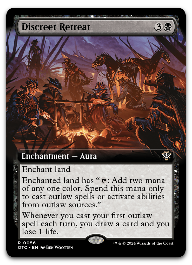 Discreet Retreat (Extended Art) (Commander: Outlaws of Thunder Junction)