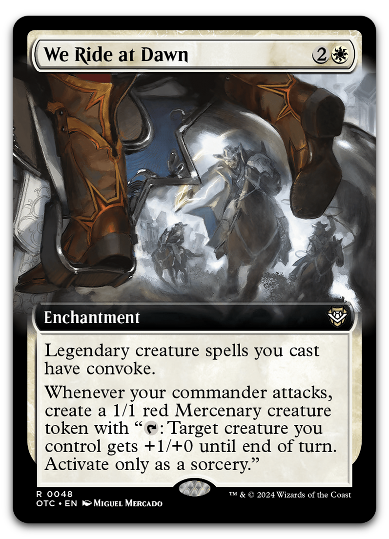 We Ride at Dawn (Extended Art) (Commander: Outlaws of Thunder Junction)