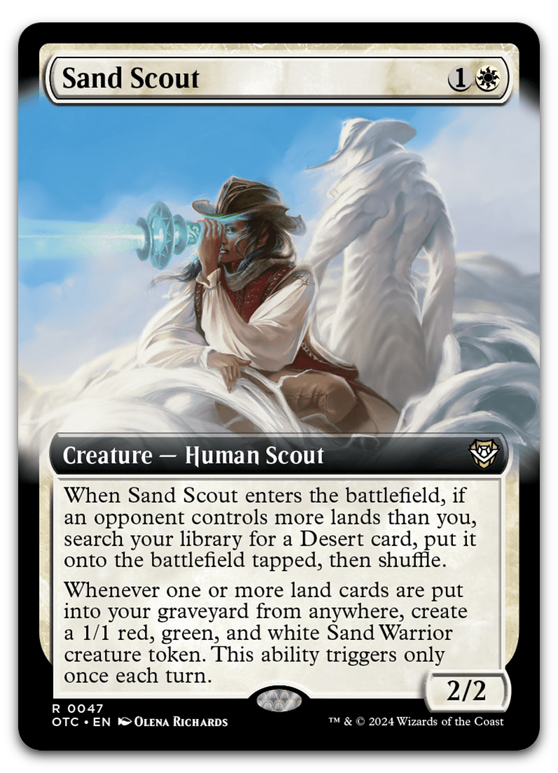 Sand Scout (Extended Art) (Commander: Outlaws of Thunder Junction)