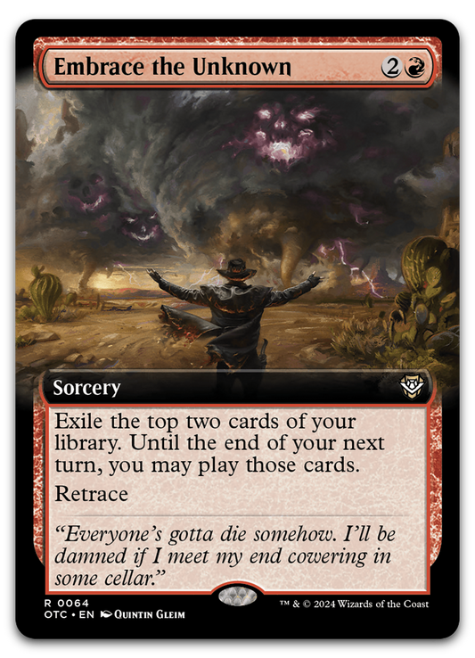 Embrace the Unknown (Extended Art) (Commander: Outlaws of Thunder Junction)