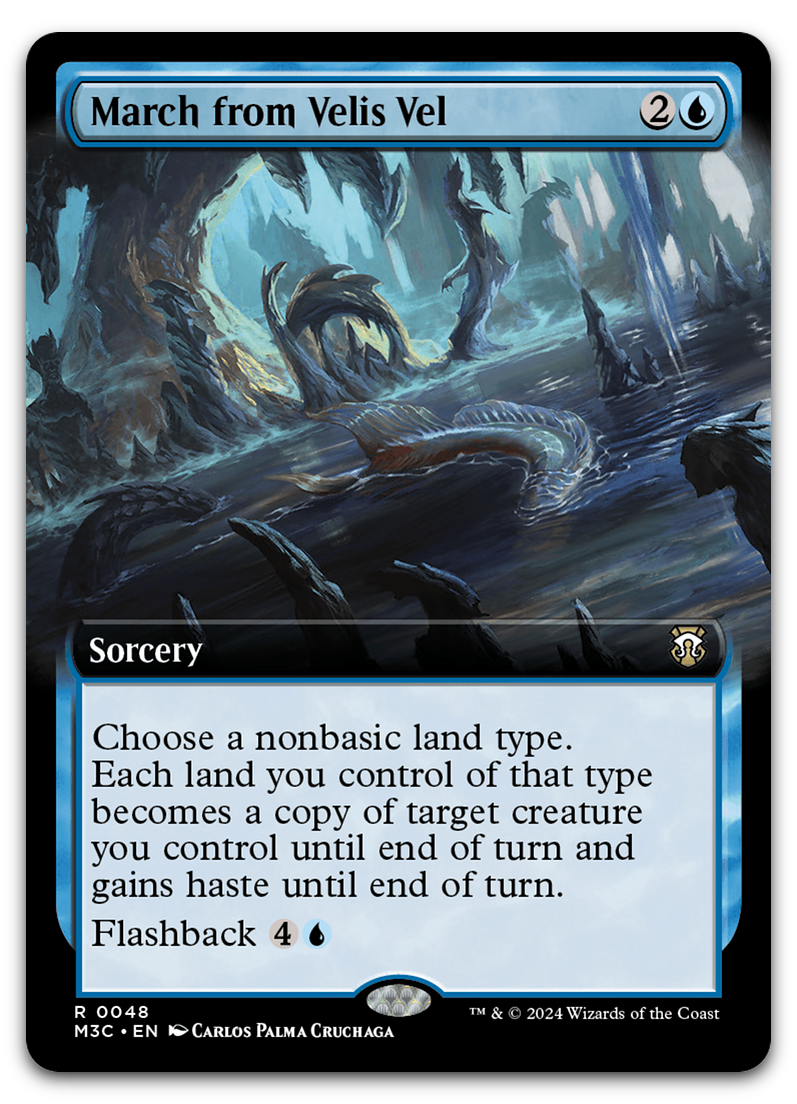 March from Velis Vel (Extended Art) (Commander: Modern Horizons 3)