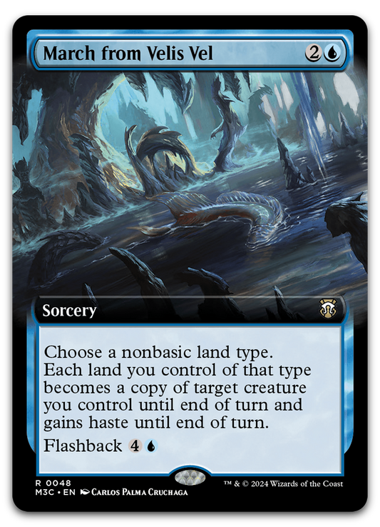 March from Velis Vel (Extended Art) (Commander: Modern Horizons 3)