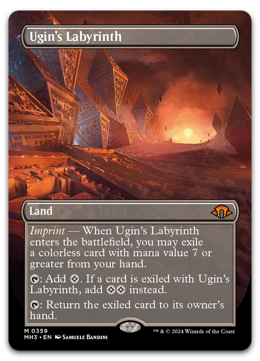 Ugin's Labyrinth (Borderless) (Modern Horizons 3)