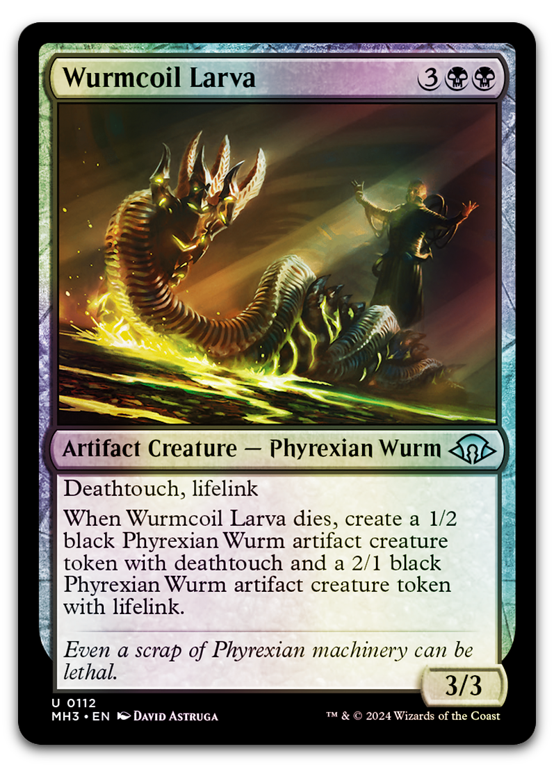 Wurmcoil Larva (Modern Horizons 3)
