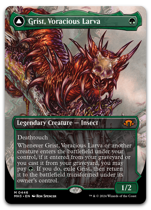 Grist, Voracious Larva (Borderless) (Modern Horizons 3)
