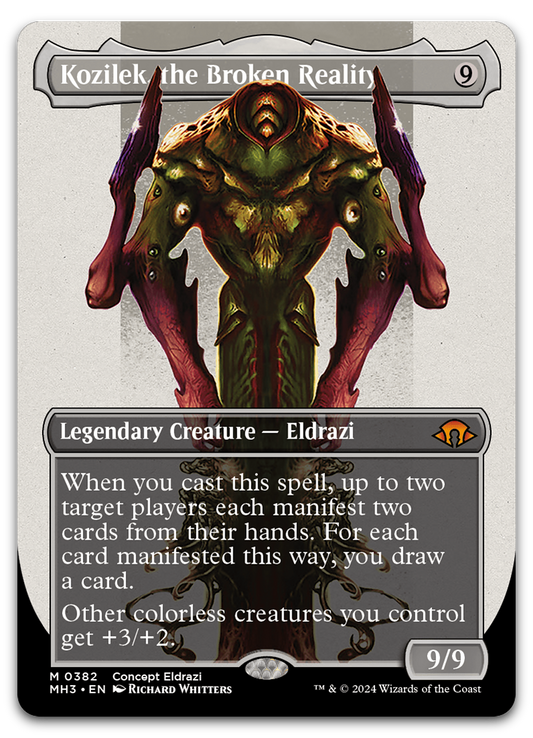 Kozilek, the Broken Reality (Borderless) (Modern Horizons 3)