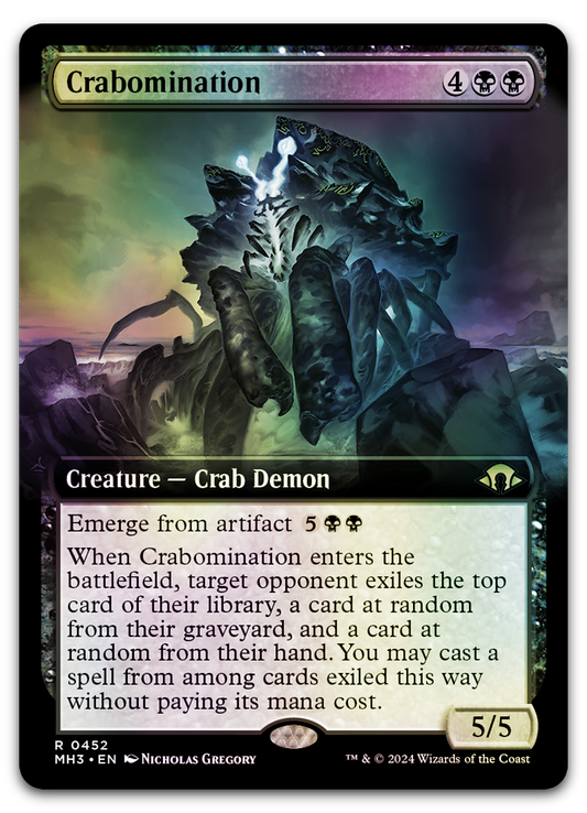 Crabomination (Extended Art) (Modern Horizons 3)