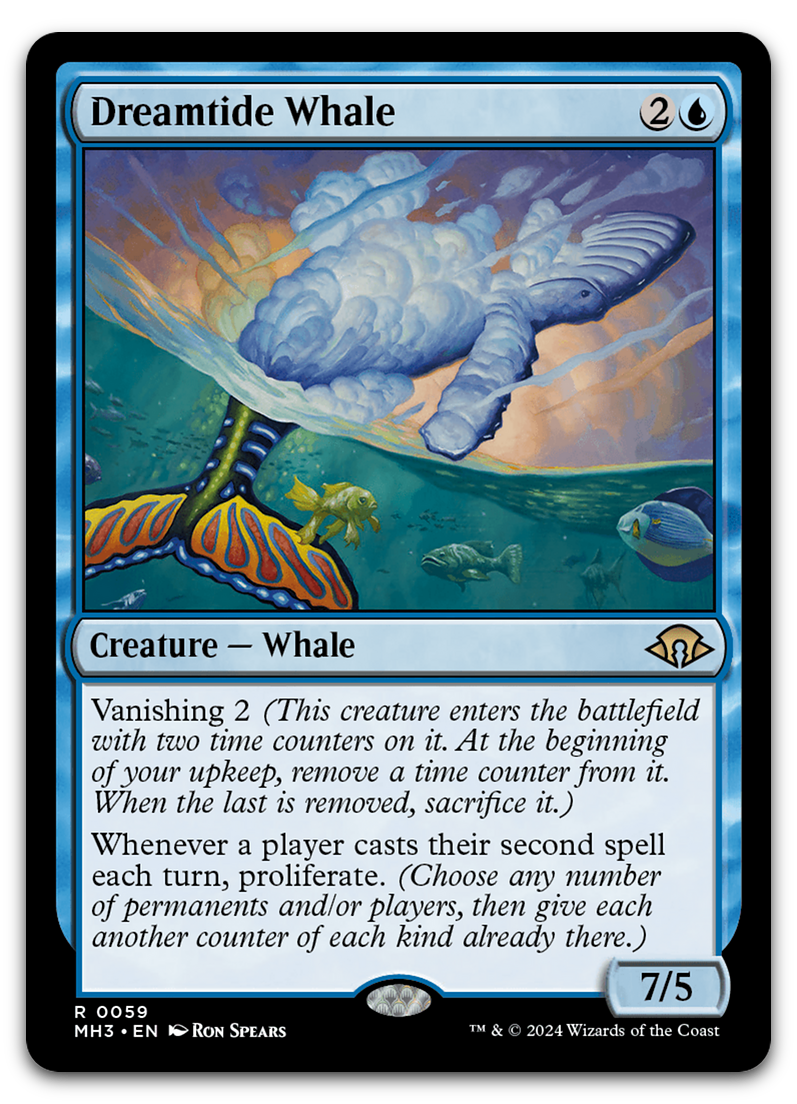 Dreamtide Whale (Modern Horizons 3)