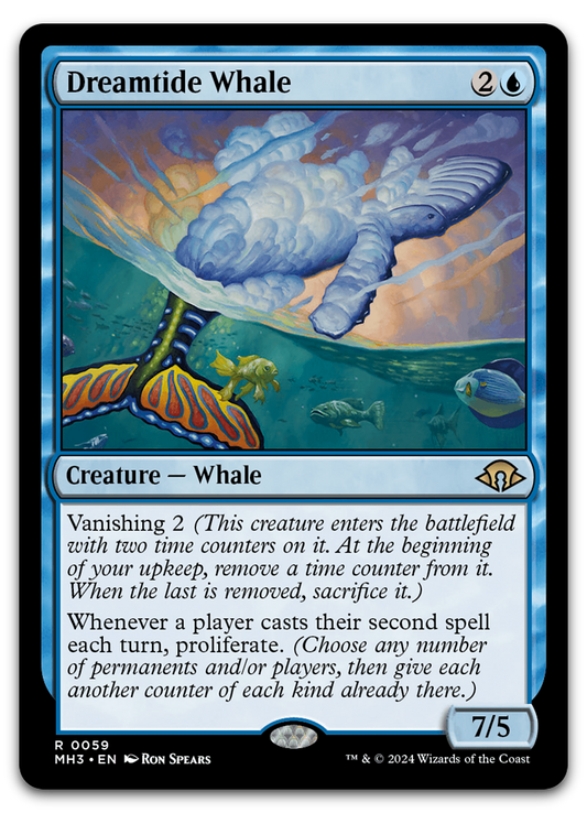 Dreamtide Whale (Modern Horizons 3)