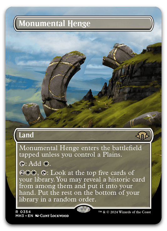 Monumental Henge (Borderless) (Modern Horizons 3)