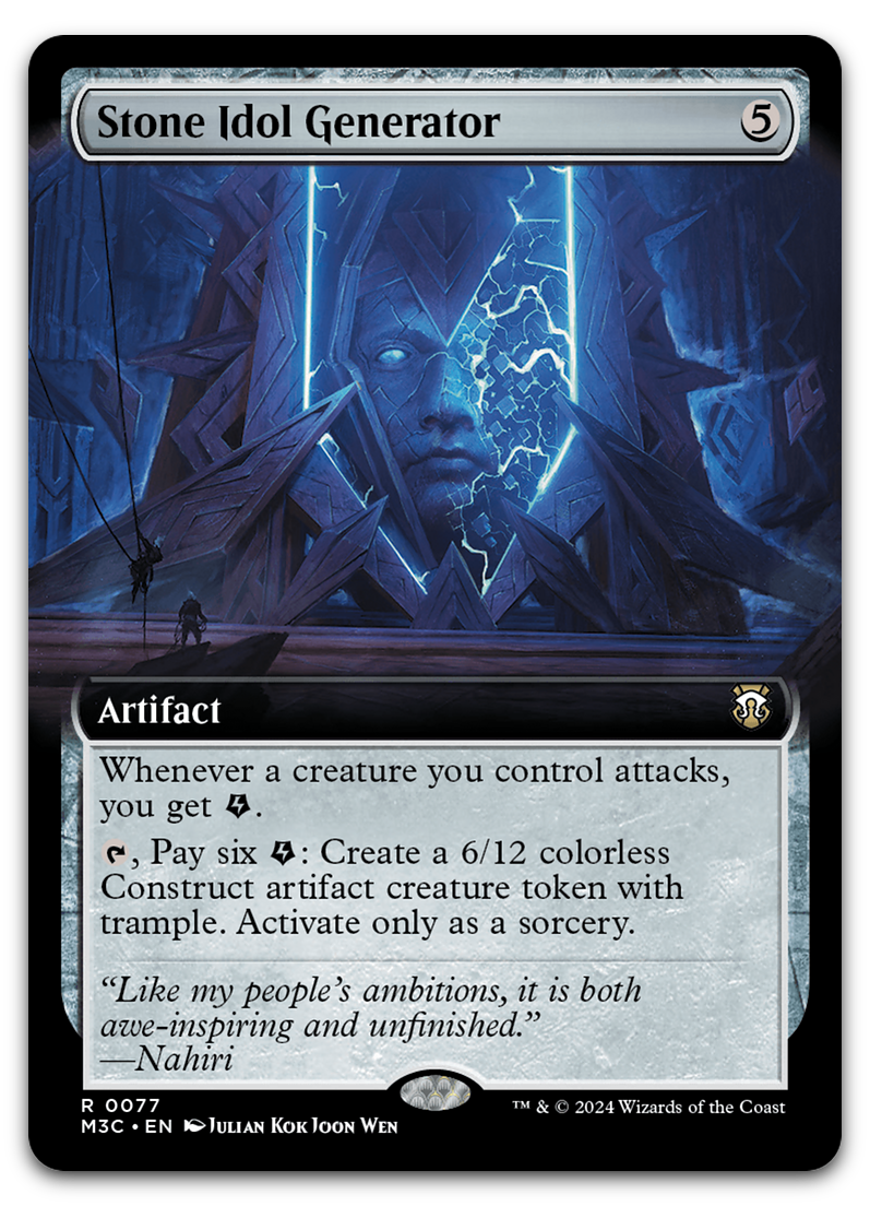 Stone Idol Generator (Extended Art) (Commander: Modern Horizons 3)