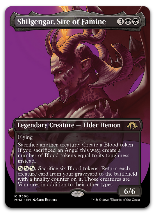 Shilgengar, Sire of Famine (Borderless) (Modern Horizons 3)