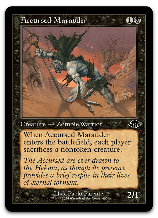 Accursed Marauder (Retro Frame) (Modern Horizons 3)