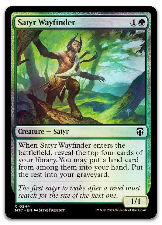 Satyr Wayfinder (Ripple Foil) (Commander: Modern Horizons 3)