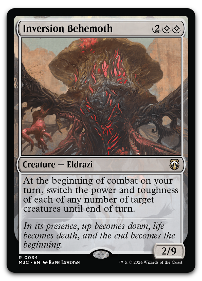 Inversion Behemoth (Commander: Modern Horizons 3)