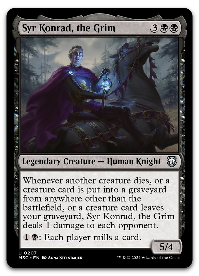Syr Konrad, the Grim (Commander: Modern Horizons 3)