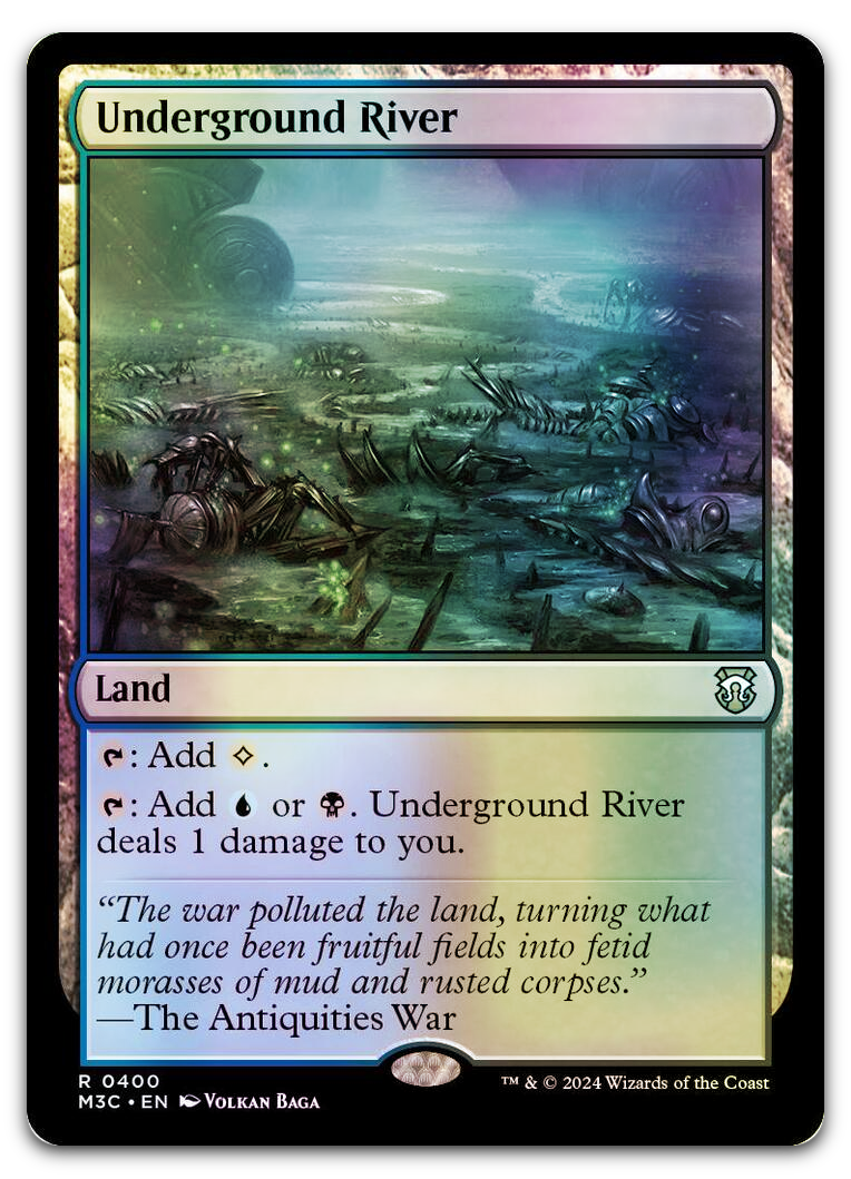 Underground River (Ripple Foil) (Commander: Modern Horizons 3)