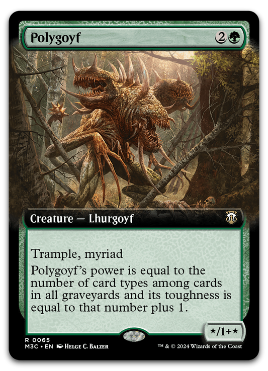 Polygoyf (Extended Art) (Commander: Modern Horizons 3)