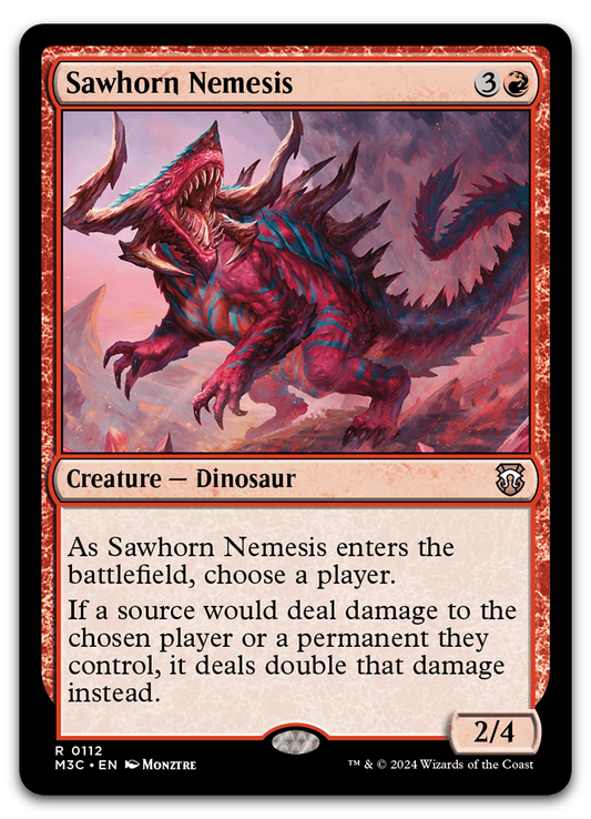 Sawhorn Nemesis (Commander: Modern Horizons 3)