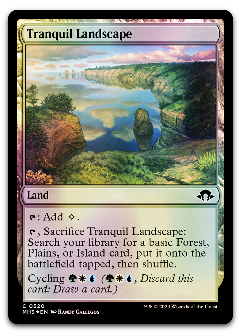 Tranquil Landscape (Ripple Foil) (Modern Horizons 3)