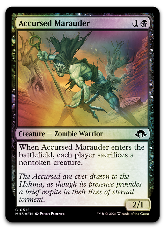 Accursed Marauder (Ripple Foil) (Modern Horizons 3)