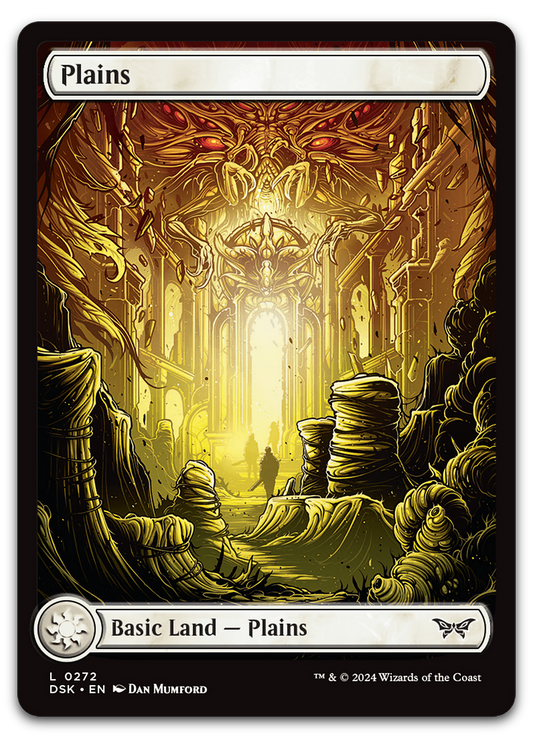 Plains (0272) - Full Art (Duskmourn: House of Horror)