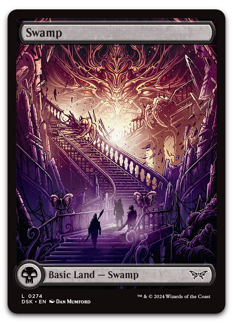 Swamp (0274) - Full Art (Duskmourn: House of Horror)