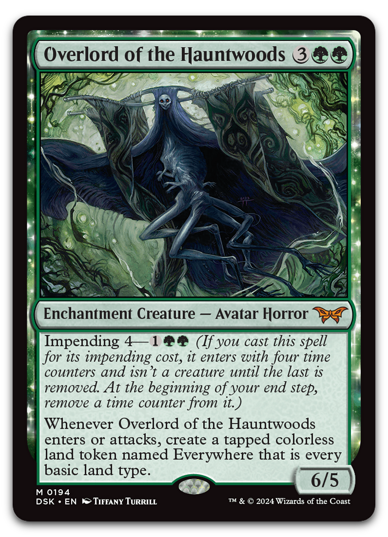 Overlord of the Hauntwoods (Duskmourn: House of Horror)