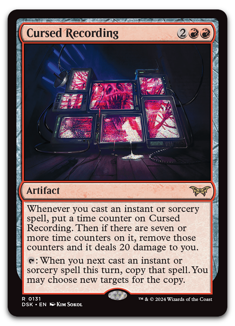 Cursed Recording (0131) (Duskmourn: House of Horror)