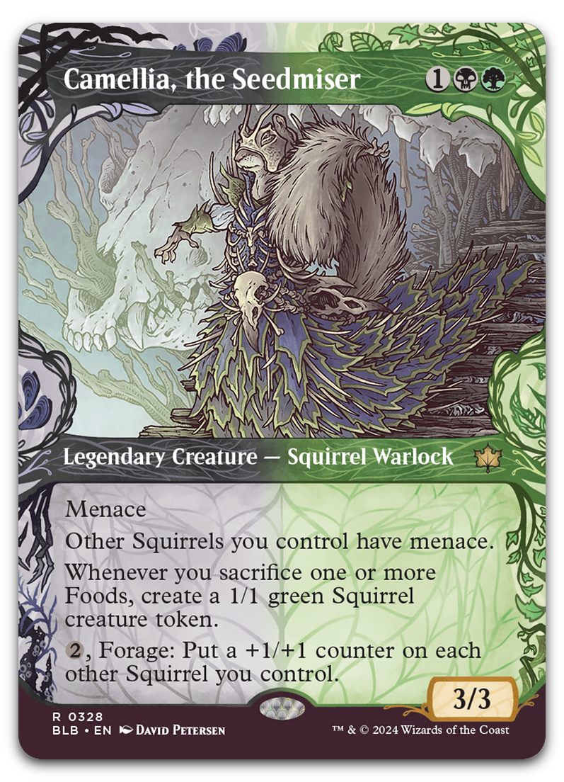 Camellia, the Seedmiser (Showcase) (Bloomburrow)