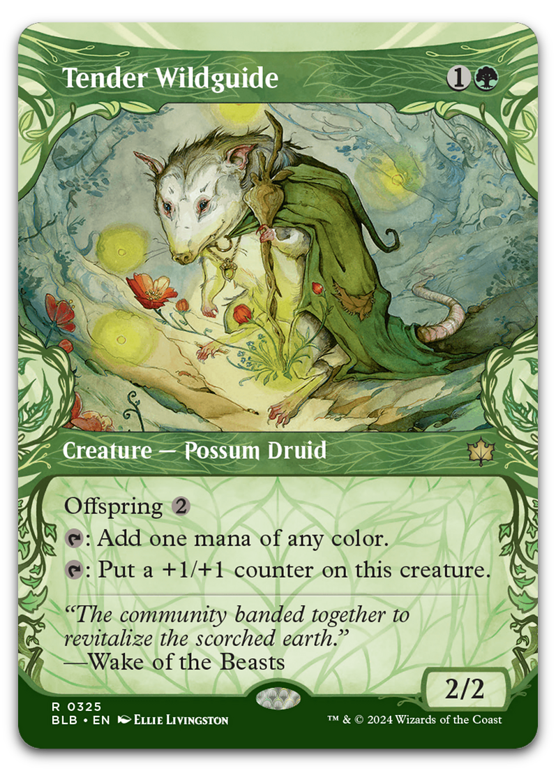 Tender Wildguide (Showcase) (Bloomburrow)