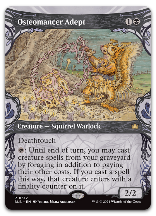 Osteomancer Adept (Showcase) (Bloomburrow)