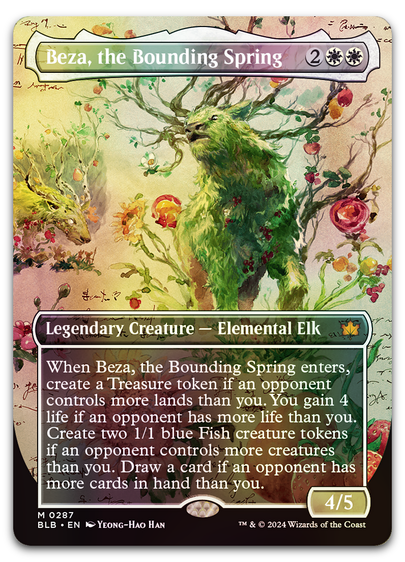 Beza, the Bounding Spring (Borderless) (Bloomburrow)