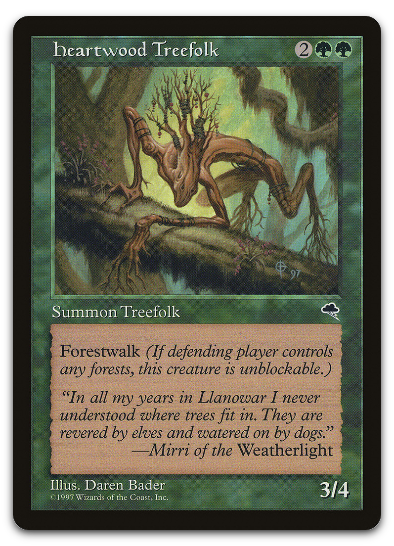 Heartwood Treefolk (Tempest)