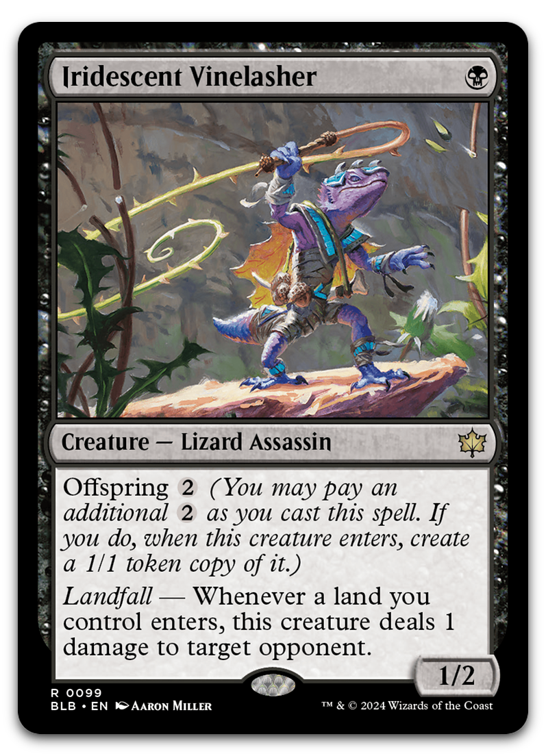 Iridescent Vinelasher (Bloomburrow)