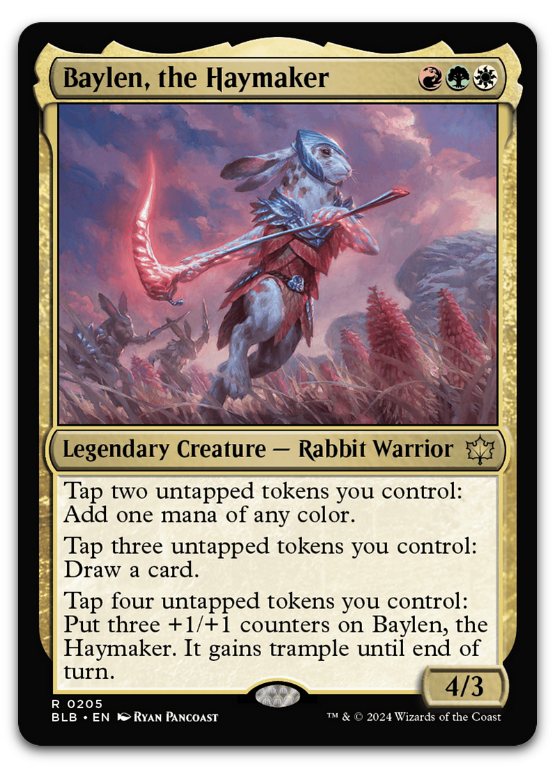 Baylen, the Haymaker (Bloomburrow)