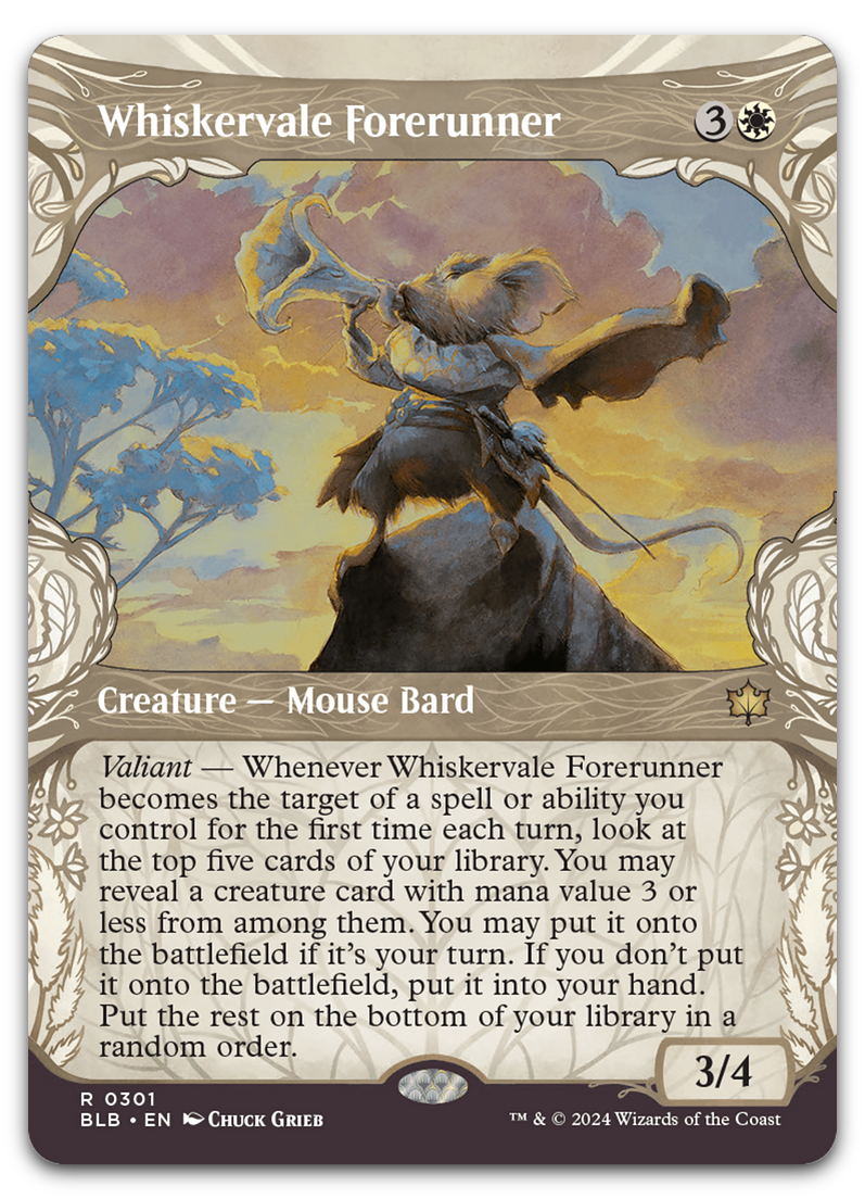 Whiskervale Forerunner (Showcase) (Bloomburrow)