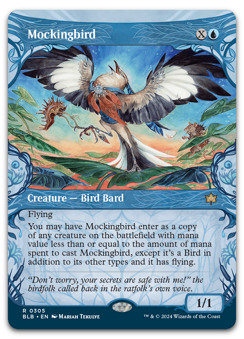 Mockingbird (Showcase) (Bloomburrow)