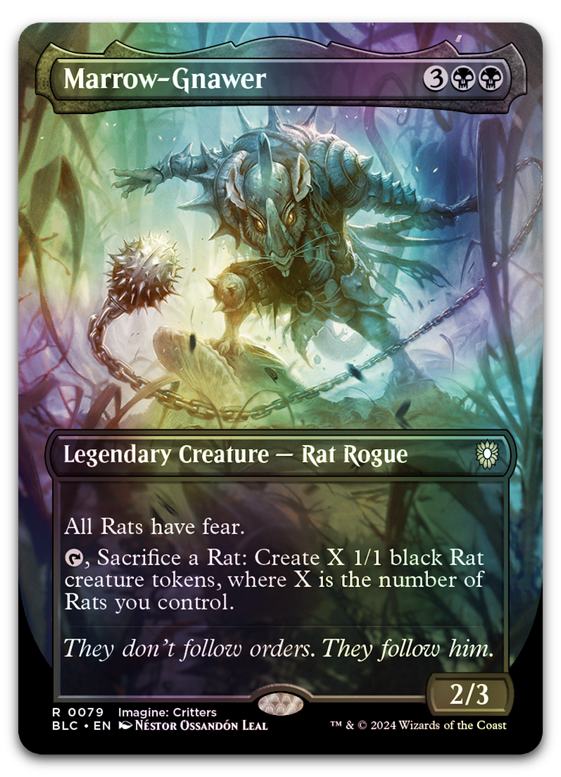 Marrow-Gnawer (Borderless) (Commander: Bloomburrow)