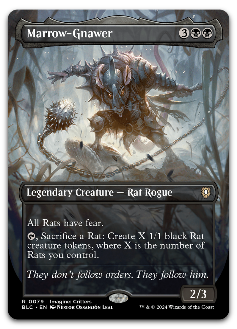 Marrow-Gnawer (Borderless) (Commander: Bloomburrow)